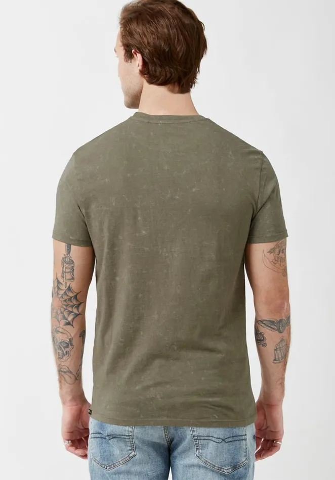 Men Tifern Fern ShortSleeve Mens Tshirt Fern Buffalo David Bitton Tops and Tees