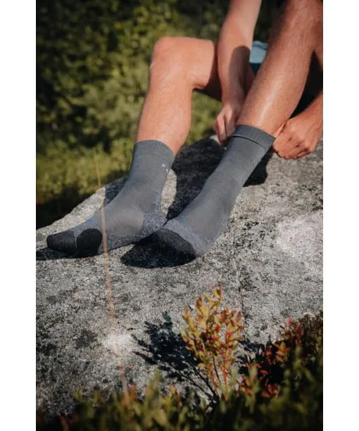 Men TK2 Explore Cool Men Trekking Socks Asphalt Mel FALKE Hiking Socks