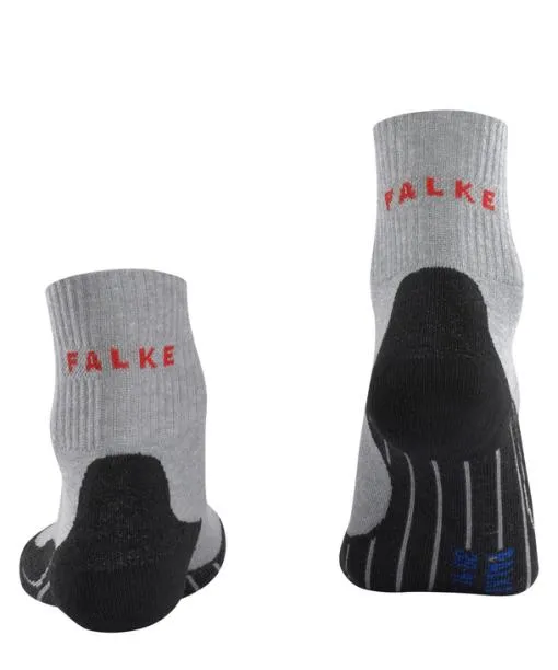 Men TK2 Explore Cool Short Men Trekking Short Sock Light Grey FALKE Hiking Socks