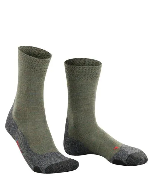 Men TK2 Explore Melange Men Trekking Socks Ivy Green FALKE Hiking Socks