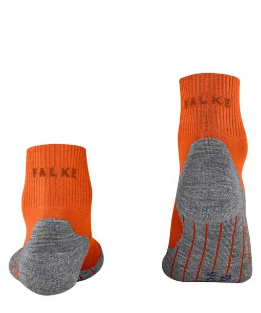 Men TK5 Wander Cool Short Men Trekking Short Sock Dutch Orange FALKE Hiking Socks