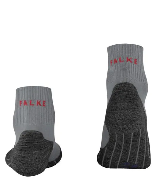 Men TK5 Wander Cool Short Men Trekking Short Sock Hematite FALKE Hiking Socks