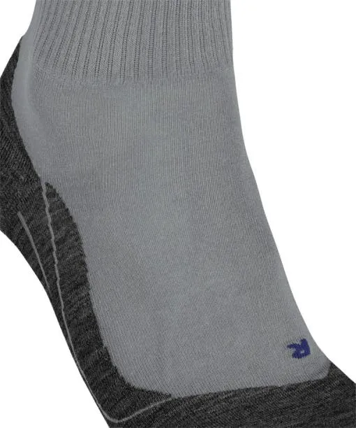 Men TK5 Wander Cool Short Men Trekking Short Sock Hematite FALKE Hiking Socks