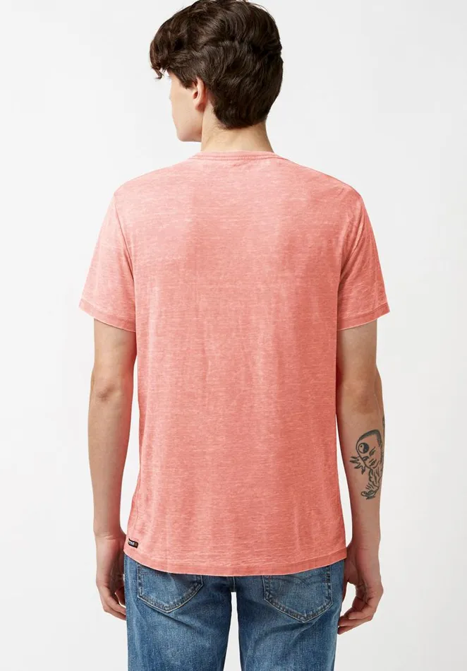 Men Tublis Sun Faded TShirt Coral Buffalo David Bitton Tops and Tees