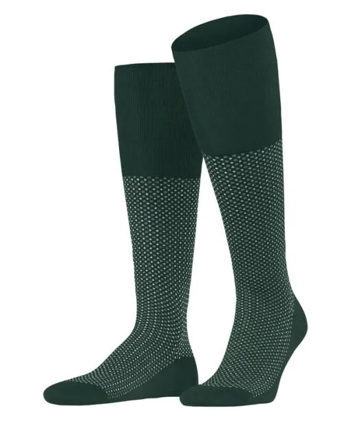 Men Uptown Tie Men Kneehigh Socks Hunter Green FALKE Knee High Socks