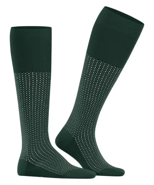 Men Uptown Tie Men Kneehigh Socks Hunter Green FALKE Knee High Socks
