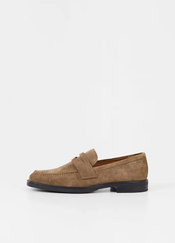 Men Vagabond Loafers ANDREW LOAFER Brown Suede