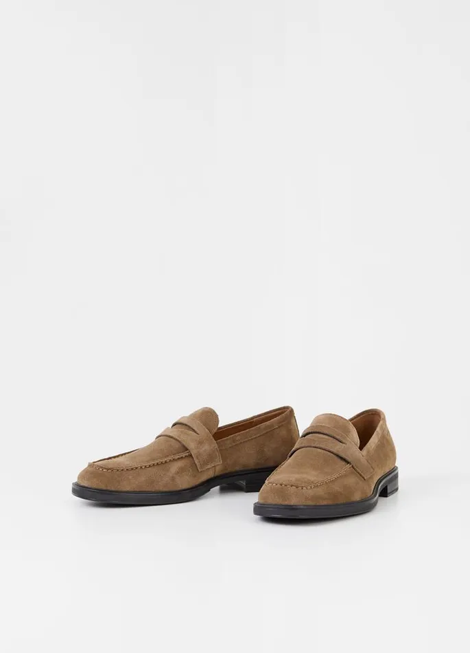 Men Vagabond Loafers ANDREW LOAFER Brown Suede