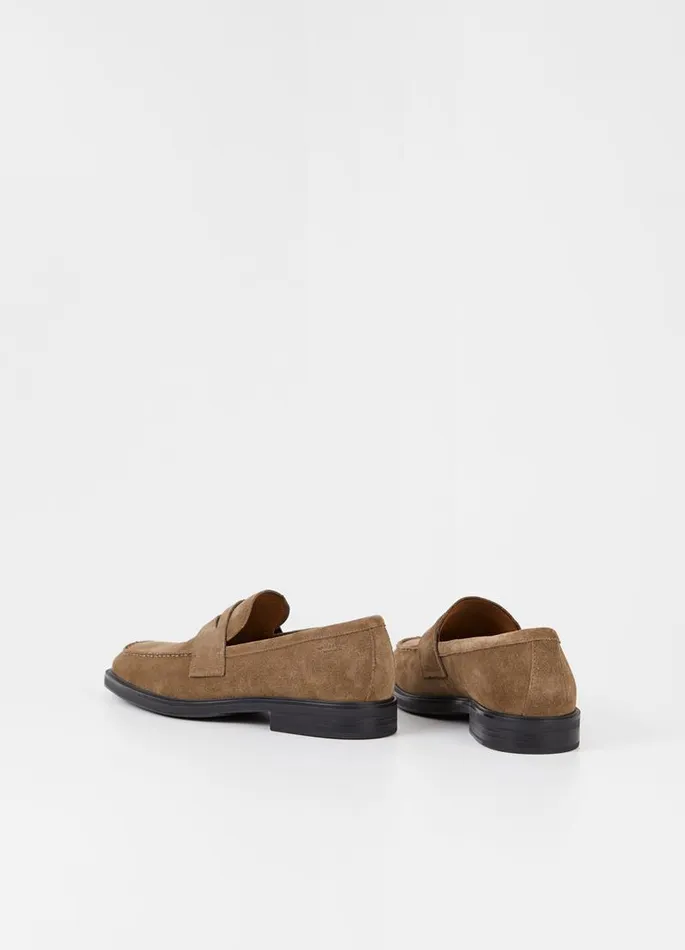 Men Vagabond Loafers ANDREW LOAFER Brown Suede