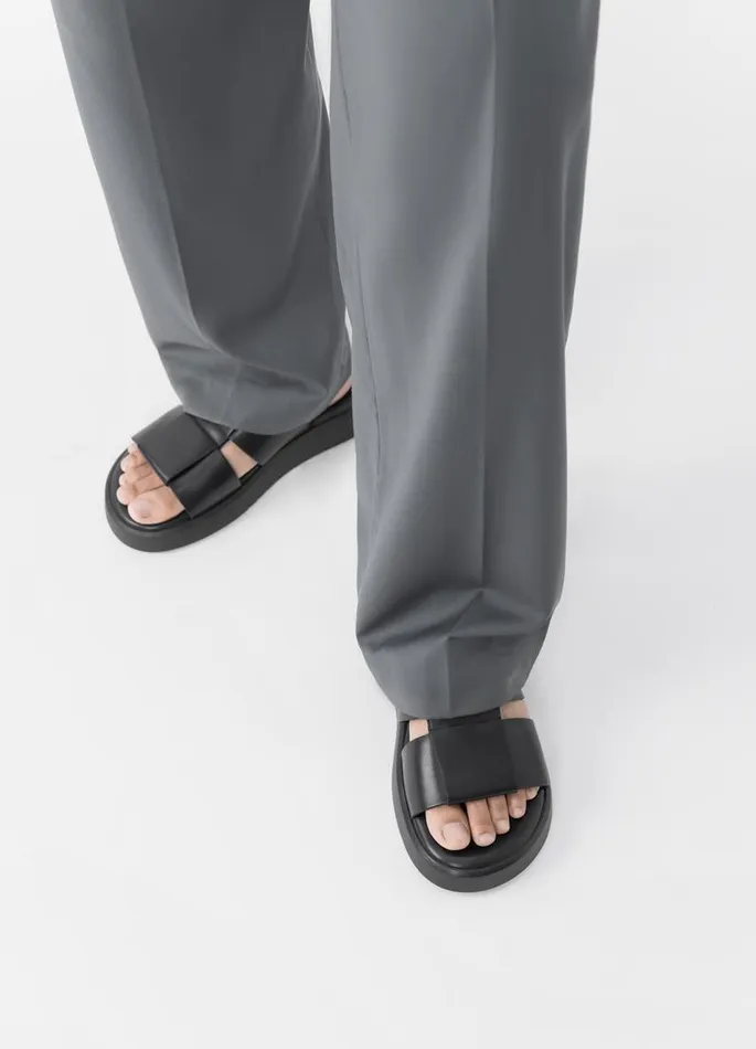 Men Vagabond Sandals NATE SANDALS Black Leather