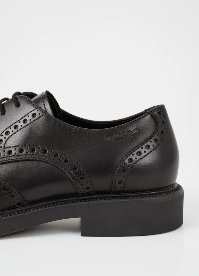 Men Vagabond Shoes ALEX M SHOES Black Leather