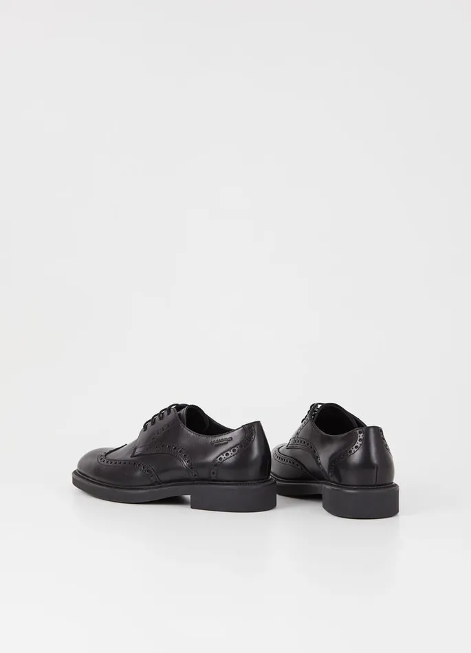Men Vagabond Shoes ALEX M SHOES Black Leather
