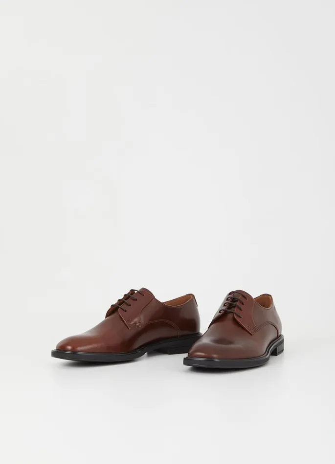 Men Vagabond Shoes ANDREW SHOES Dark Brown Leather