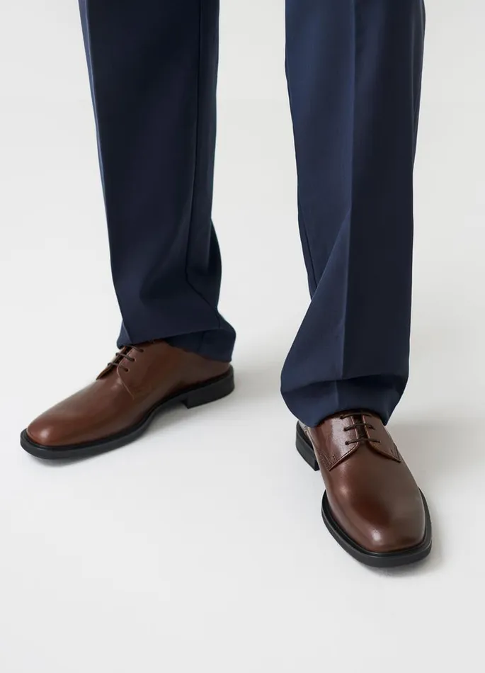 Men Vagabond Shoes ANDREW SHOES Dark Brown Leather
