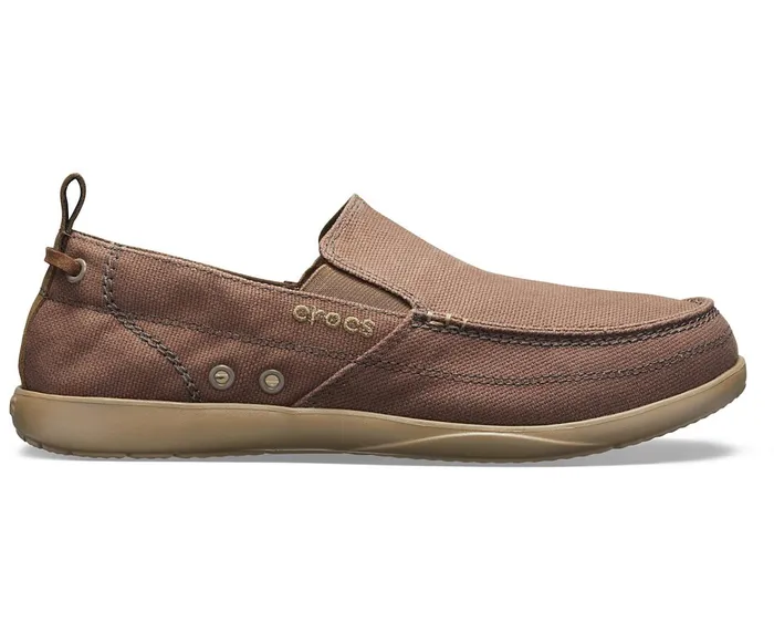 Men Walu SlipOn Espresso Walnut Crocs Loafers