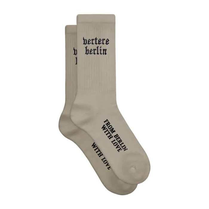 MenWomen SOCKS Vertere Berlin OLD BERLIN TENNIS SOCKS 8211 DESERT DUNE