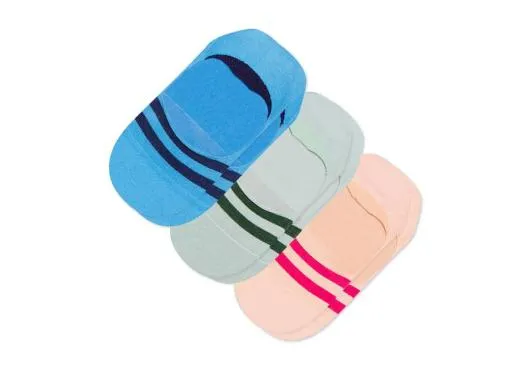 MenWomen Ultimate No Show Socks Brights 3 Pack Brights Multi TOMS Socks