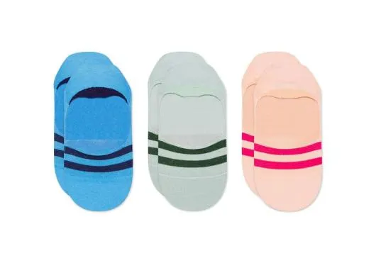 MenWomen Ultimate No Show Socks Brights 3 Pack Brights Multi TOMS Socks