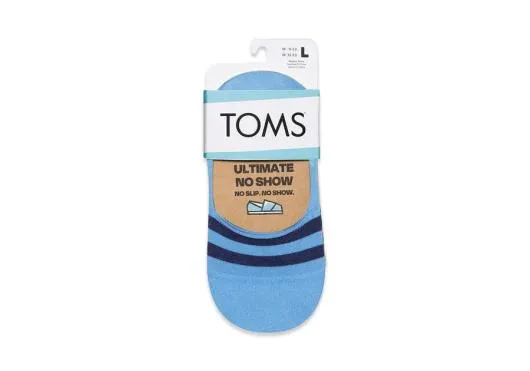 MenWomen Ultimate No Show Socks Brights 3 Pack Brights Multi TOMS Socks