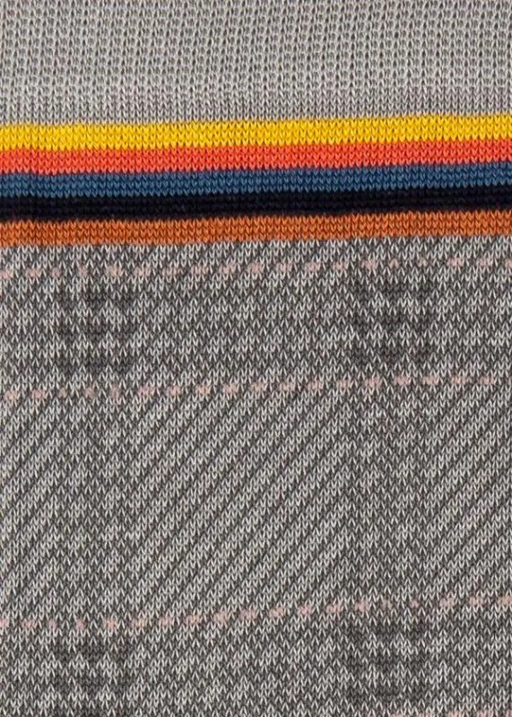 Mens 039Artist Stripe039 Check Socks Paul Smith Socks