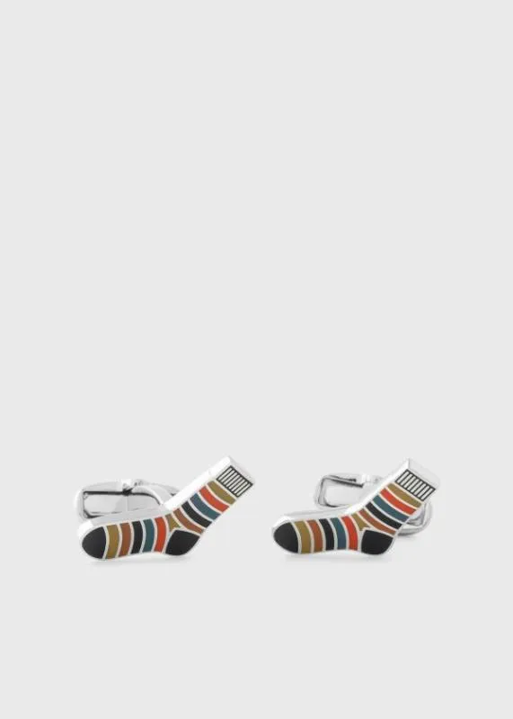 Mens 039Artist Stripe039 Sock Cufflinks Paul Smith Cufflinks