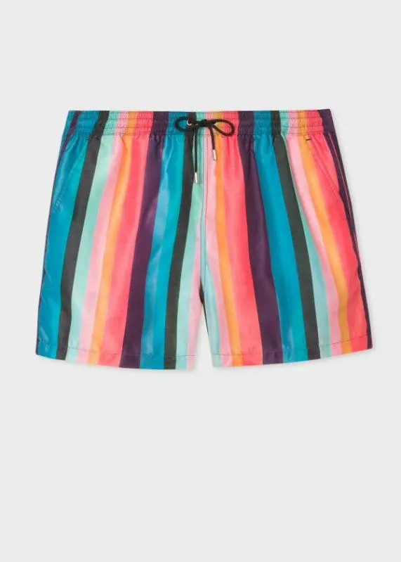 Mens 039Artist Stripe039 Swim Shorts Paul Smith Swimwear