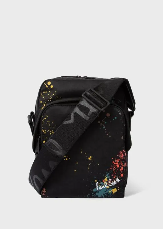 Mens 039Paint Splatter039 Cross Body Bag Paul Smith Bags