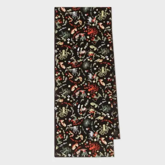 Mens 039Rainbow Squid039 Scarf Paul Smith Scarves Mens 039Rainbow Squid039 Scarf Paul Smith Scarves