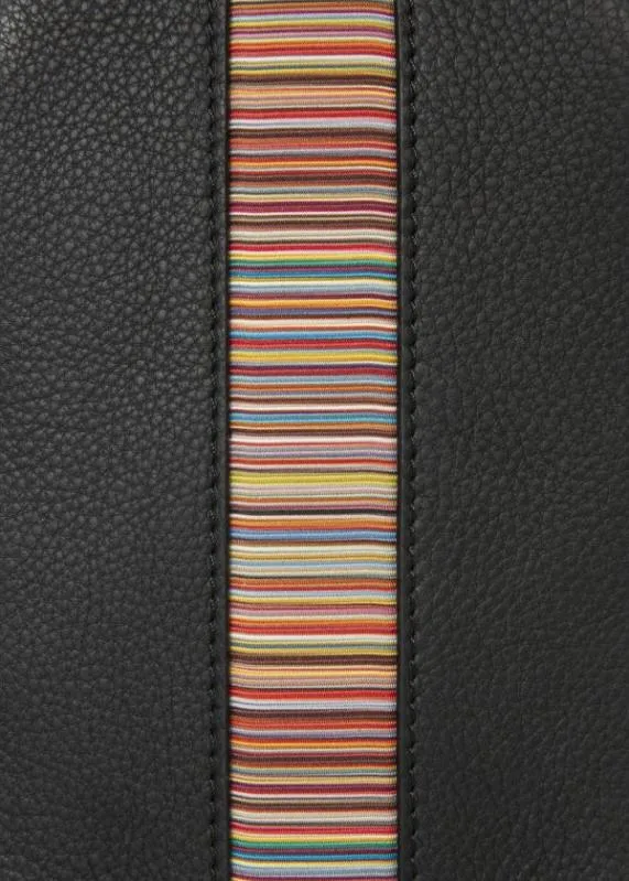 Mens 039Signature Stripe039 Leather Neck Pouch Paul Smith Bags