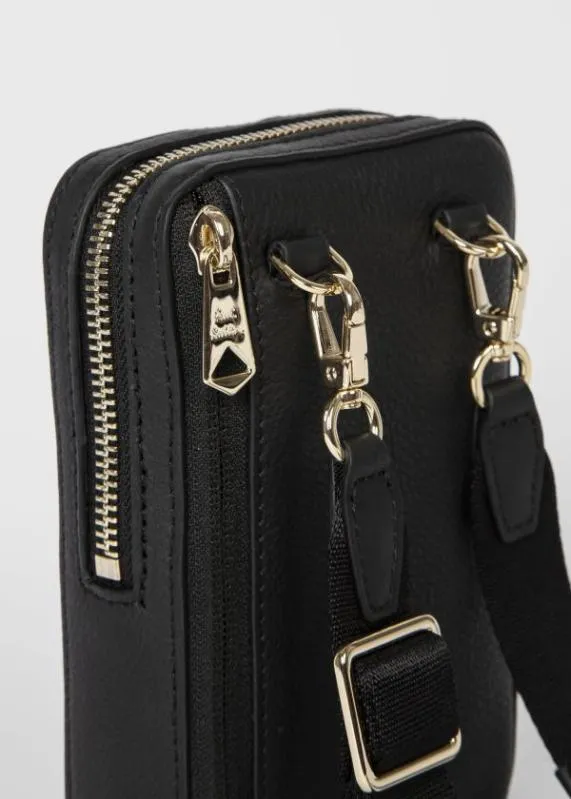 Mens 039Signature Stripe039 Leather Neck Pouch Paul Smith Bags