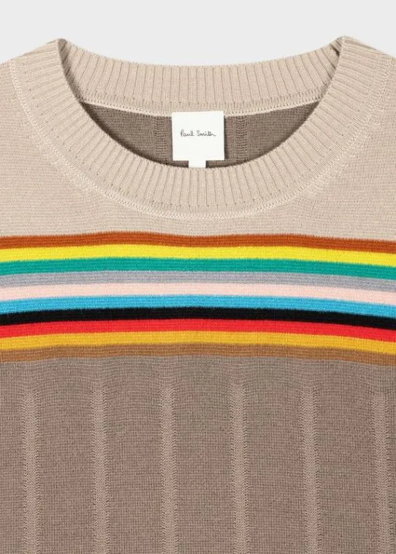Mens 039Signature Stripe039 Merino Sweater Paul Smith Sweaters Mens 039Signature Stripe039 Merino Sweater Paul Smith Sweaters