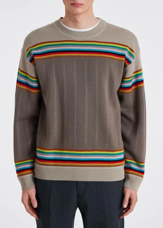 Mens 039Signature Stripe039 Merino Sweater Paul Smith Sweaters Mens 039Signature Stripe039 Merino Sweater Paul Smith Sweaters