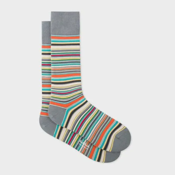 Mens 039Signature Stripe039 Socks Paul Smith Socks
