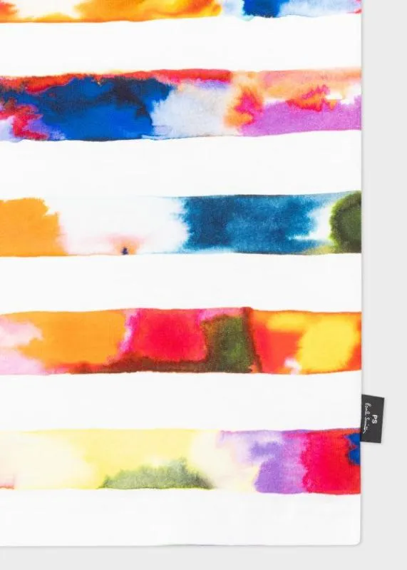 Mens 039Watercolour Stripe039 Print TShirt Paul Smith TShirts Mens 039Watercolour Stripe039 Print TShirt Paul Smith TShirts