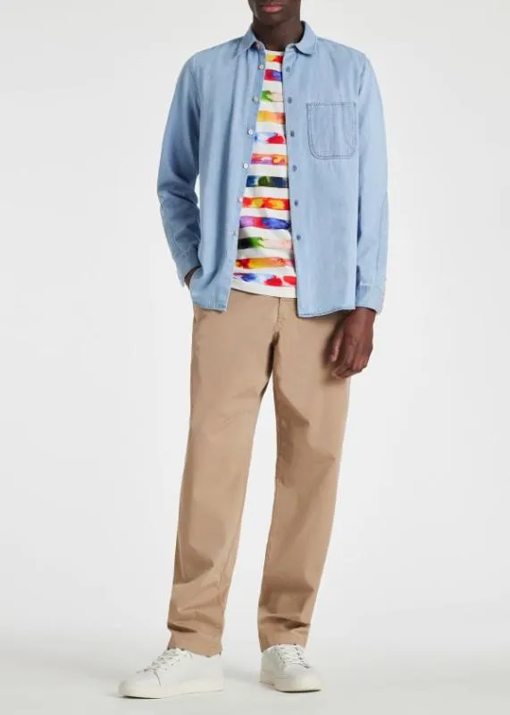 Mens 039Watercolour Stripe039 Print TShirt Paul Smith TShirts Mens 039Watercolour Stripe039 Print TShirt Paul Smith TShirts