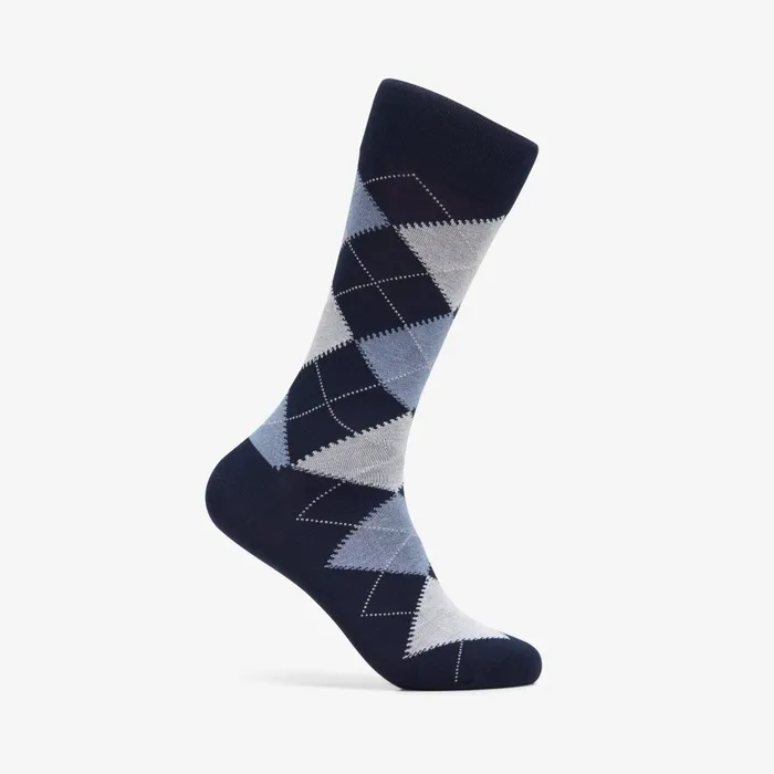 Mens Argyle Navy Men Clarks Accessories