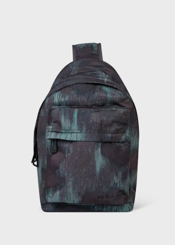 Mens Camo Print Sling Backpack Paul Smith Bags
