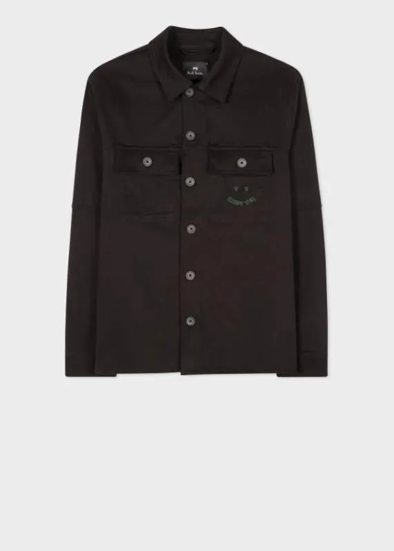 Mens Cotton Twill 039Happy039 Overshirt Paul Smith Shirts