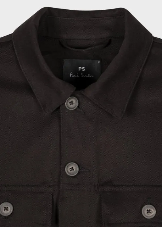Mens Cotton Twill 039Happy039 Overshirt Paul Smith Shirts Mens Cotton Twill 039Happy039 Overshirt Paul Smith Shirts