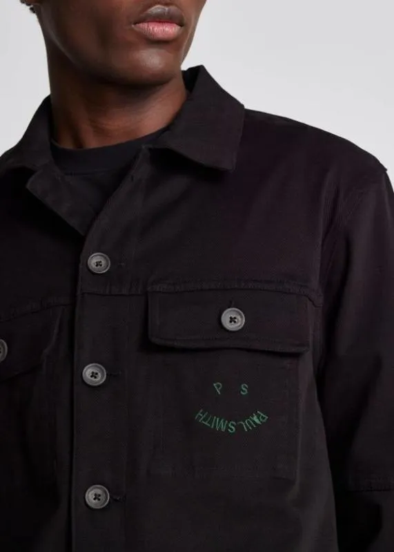 Mens Cotton Twill 039Happy039 Overshirt Paul Smith Shirts Mens Cotton Twill 039Happy039 Overshirt Paul Smith Shirts