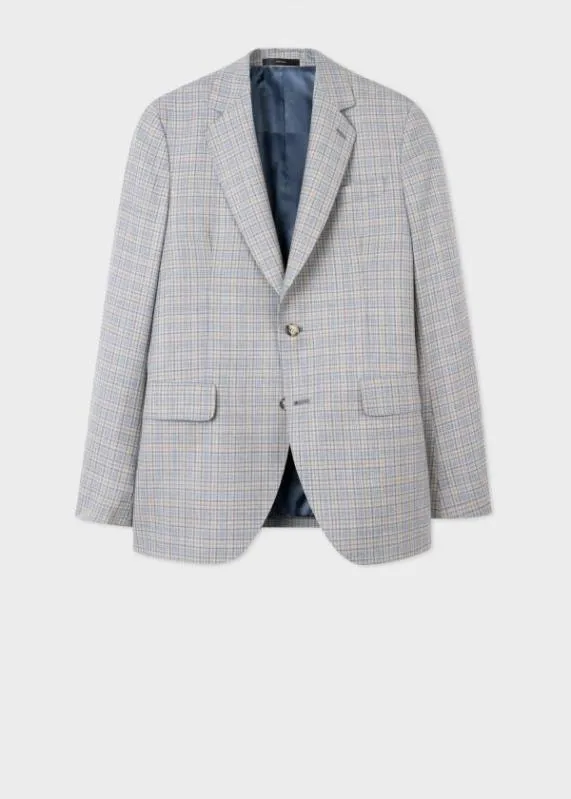 Mens EasyFit Check Wool Blazer Paul Smith Blazers