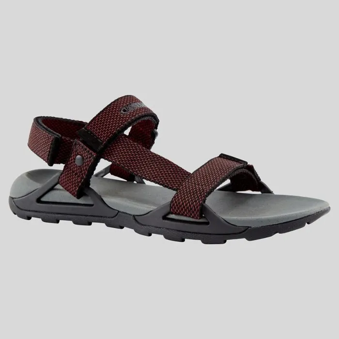 MensEquipment Walking Shoes Craghoppers Locke Sandals Dark Grey Pompeian Red