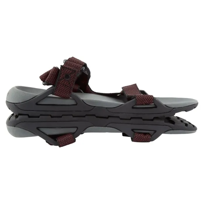 MensEquipment Walking Shoes Craghoppers Locke Sandals Dark Grey Pompeian Red
