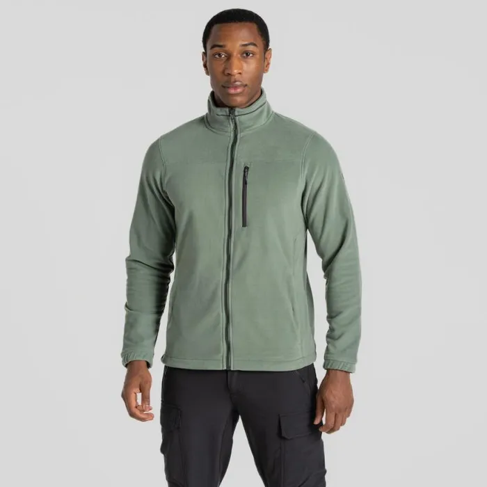 Mens Full Zip Fleece Craghoppers Corey Plus II Insulating Jacket Laurel Green Mens Full Zip Fleece Craghoppers Corey Plus II Insulating Jacket Laurel Green
