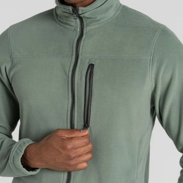 Mens Full Zip Fleece Craghoppers Corey Plus II Insulating Jacket Laurel Green Mens Full Zip Fleece Craghoppers Corey Plus II Insulating Jacket Laurel Green