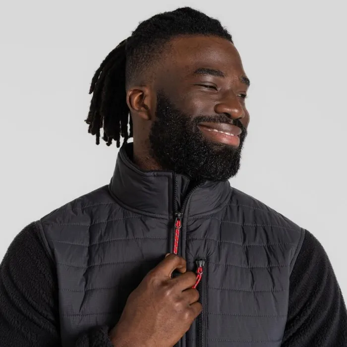 Mens Full Zip Fleece Craghoppers Montadale Insulating Hybrid Jacket Black Dark Iron Mens Full Zip Fleece Craghoppers Montadale Insulating Hybrid Jacket Black Dark Iron