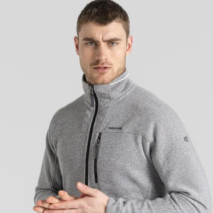 Mens Full Zip Fleece Craghoppers Torney II Full Zip Fleece Dove Grey Marl Mens Full Zip Fleece Craghoppers Torney II Full Zip Fleece Dove Grey Marl