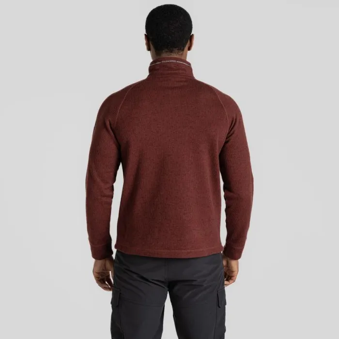 Mens Half Zip Fleece Craghoppers Wole Half Zip Fleece Axinite Red Marl Mens Half Zip Fleece Craghoppers Wole Half Zip Fleece Axinite Red Marl