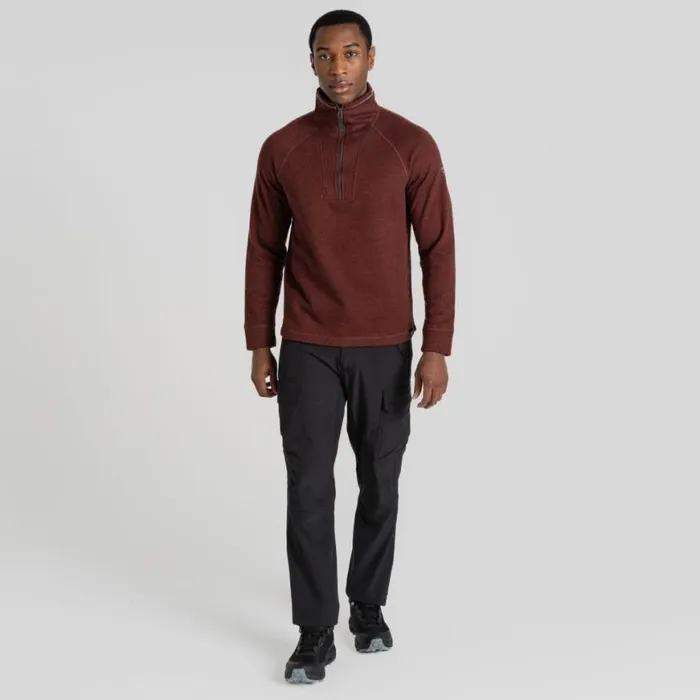 Mens Half Zip Fleece Craghoppers Wole Half Zip Fleece Axinite Red Marl Mens Half Zip Fleece Craghoppers Wole Half Zip Fleece Axinite Red Marl