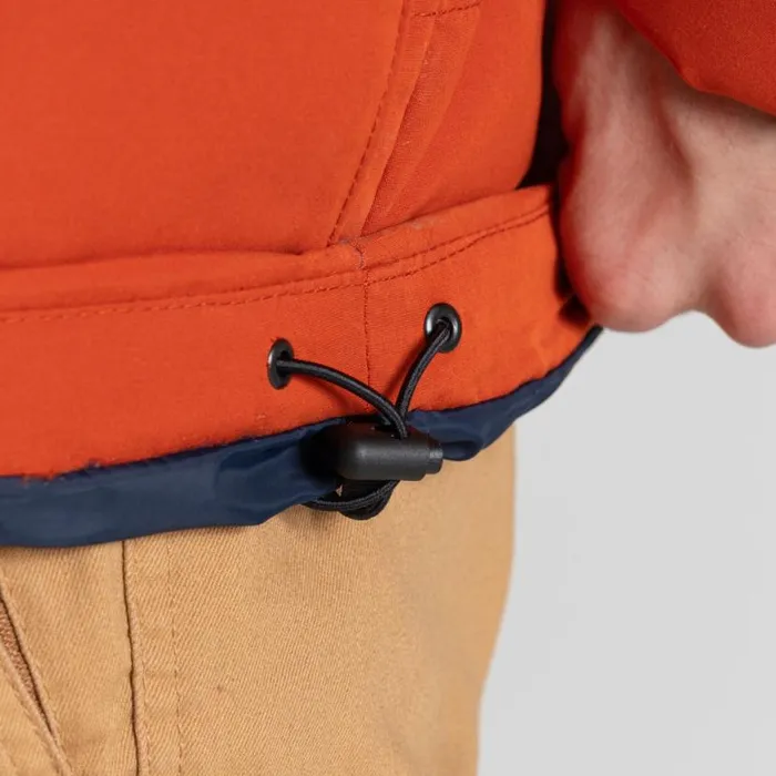 Mens Insulated Jackets Craghoppers Aaron Downlike Hooded Jacket Carnelian Orange Mens Insulated Jackets Craghoppers Aaron Downlike Hooded Jacket Carnelian Orange
